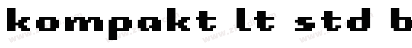 kompakt lt std black字体转换